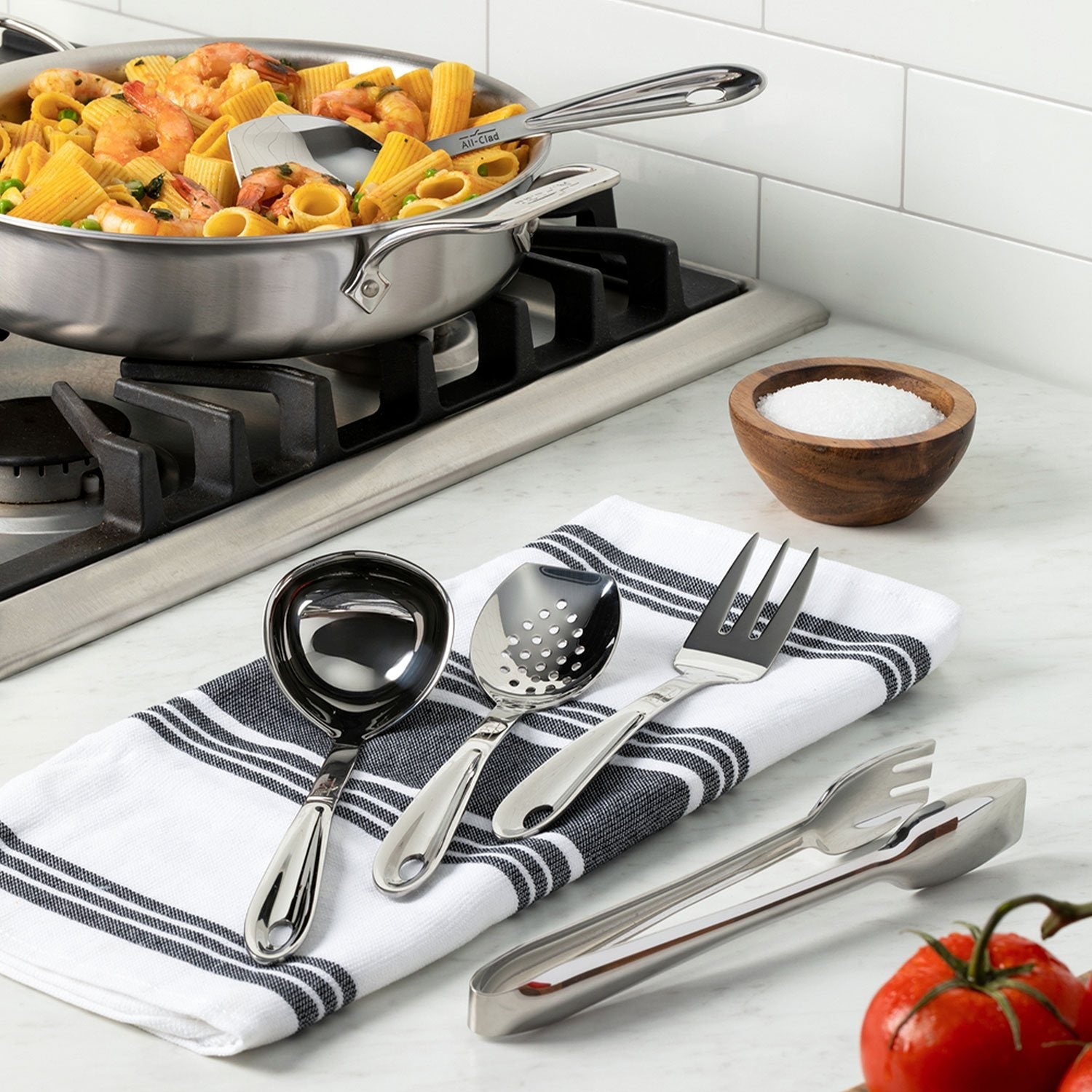 All-Clad Cook & Serve 5-piece Stainless Steel Kitchen Tool Set
