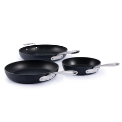 All-Clad HA1 Expert Nonstick 3-Piece Skillet Set, 8", 10" & 12"