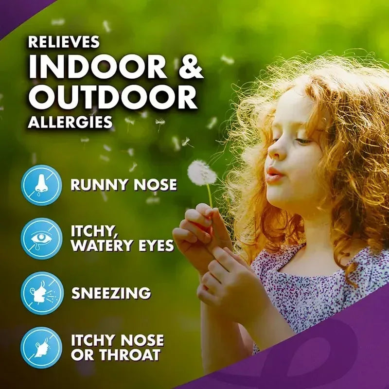 Allegra Children’s Dye-Free 12-Hour Allergy Relief Liquid, 4 fl oz Bottles, 3 Pack