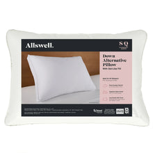 Down alternative fiberfill pillow, white, standard/queen size