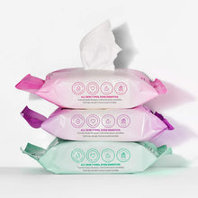 Makeup remover cleansing towelettes stack with tissue pack, all skin types, even sensitive