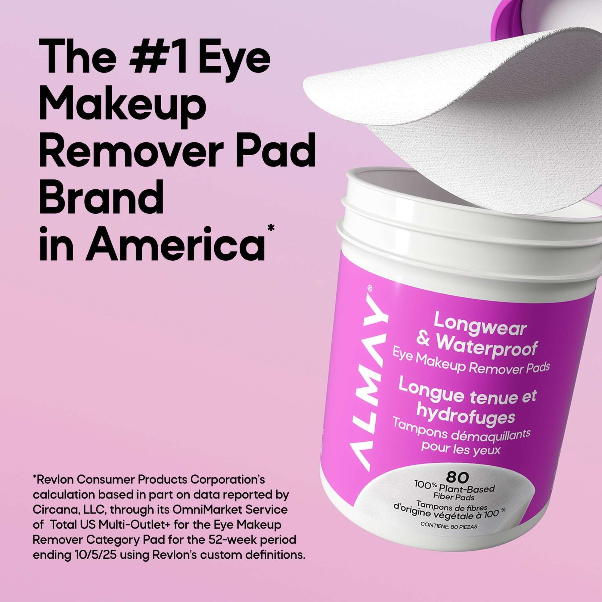 Almay Longwear & Waterproof Eye Makeup Remover Pads