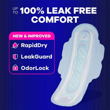 Always Ultra Thin overnight pad with wings, RapidDry, LeakGuard, OdorLock