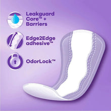 Long white liner with core+ barriers, Edge2Edge adhesive, and OdorLock callouts