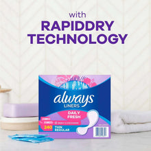 Always liners box, unscented 240 thin regular daily fresh