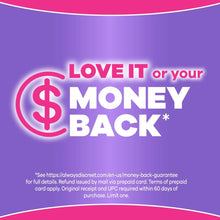 Incontinence pads money-back guarantee offer banner