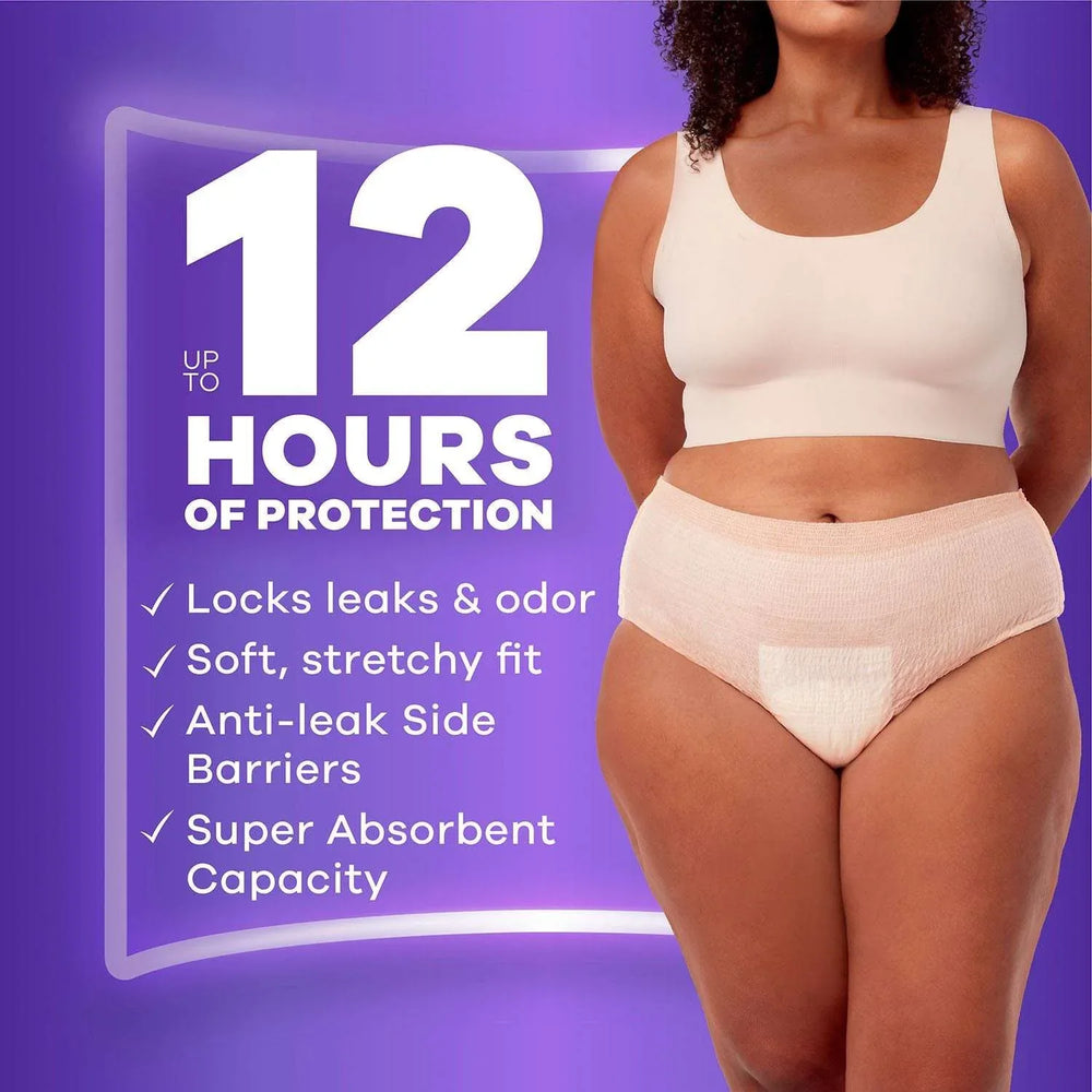 Always Discreet Essentials Underwear for Women, Maximum, Choose Size - USA MEGA SHOP