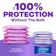 Incontinence panty liners, stacked, 100% protection without the bulk