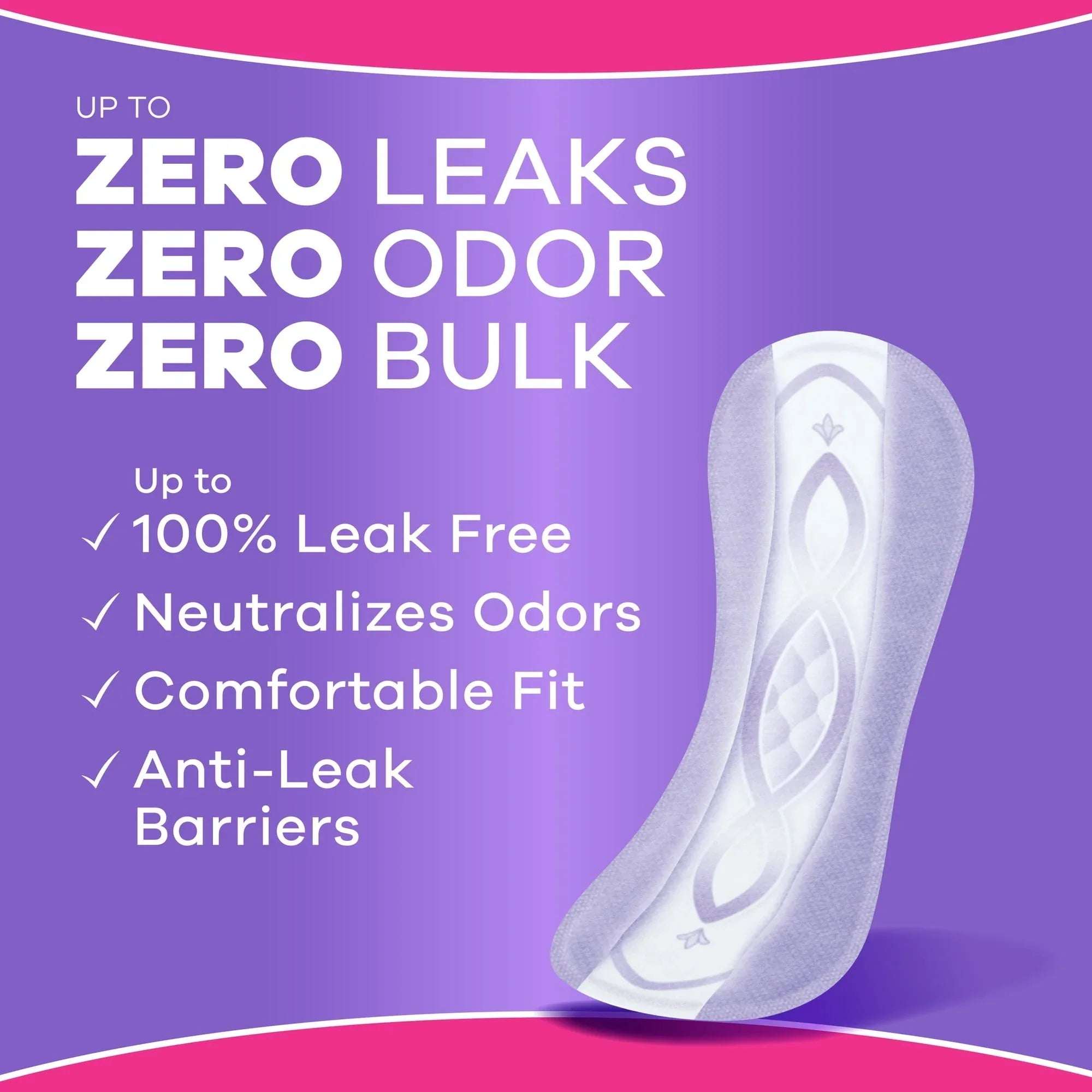 Always Discreet Incontinence Panty Liners for Bladder Leaks, Size 2, Very Light Absorbency, 48 Count