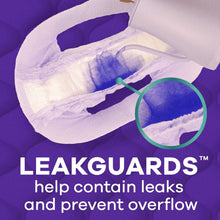 Lavender adult incontinence underwear with absorbent core pad shown