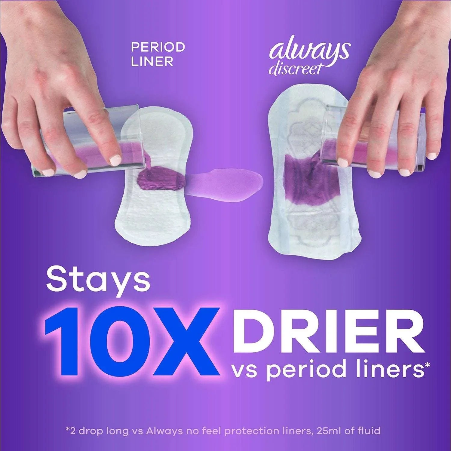 Always Discreet plus Incontinence Liners for Women, Very Light Long, 132 ct. - USA MEGA SHOP