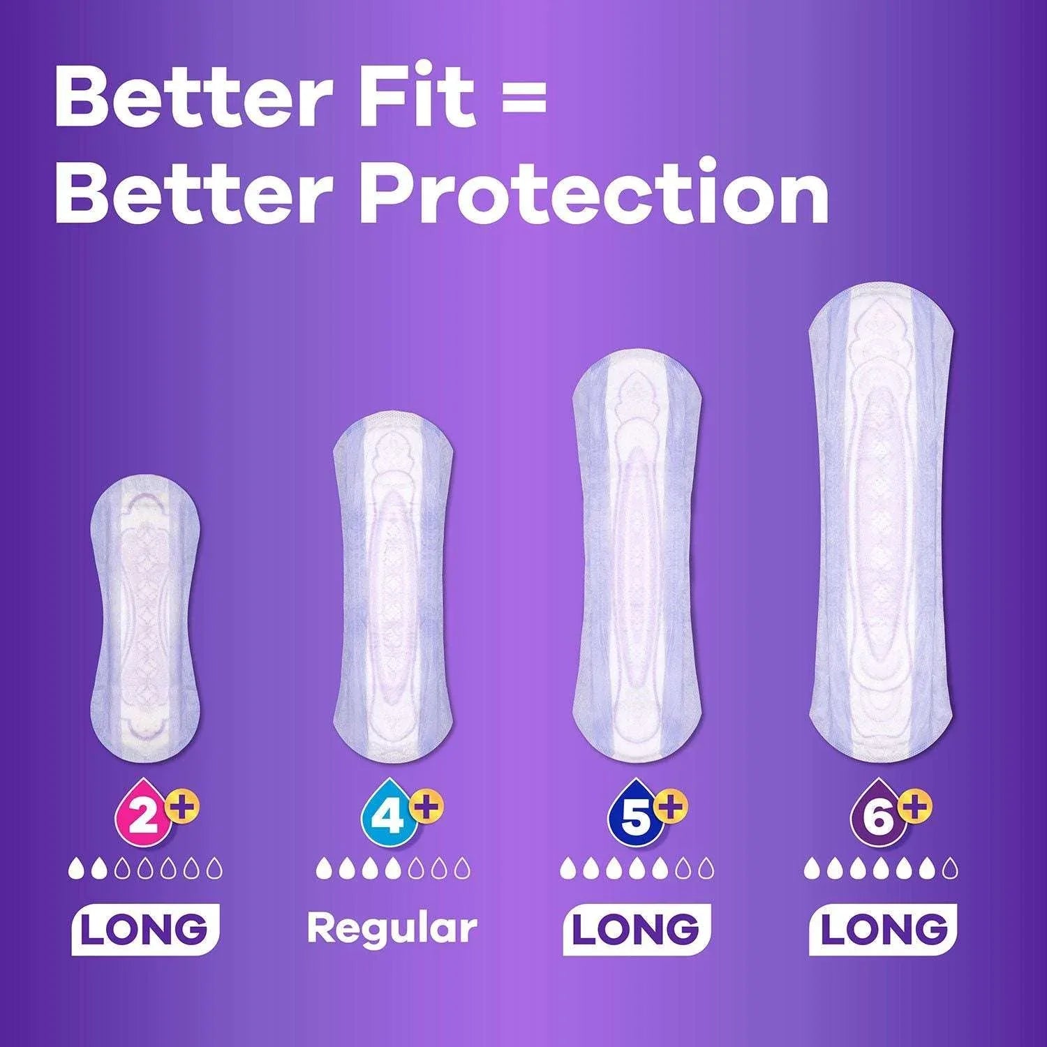 Always Discreet plus Incontinence Pads for Women, Extra Heavy Long, 90 ct. - USA MEGA SHOP