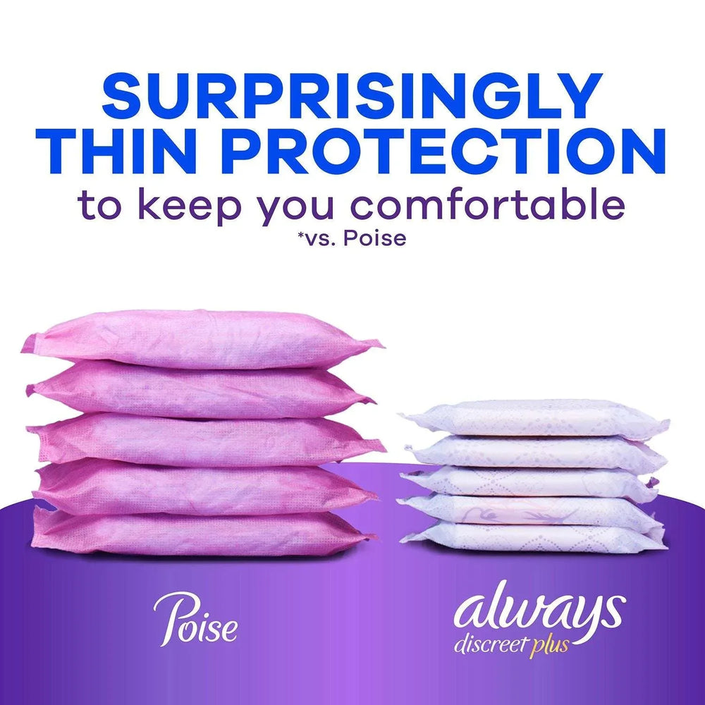 Always Discreet plus Incontinence Pads for Women, Moderate, 153 ct. - USA MEGA SHOP