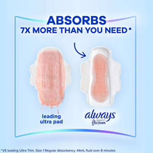 Winged heavy flow pads, white with textured absorbent areas