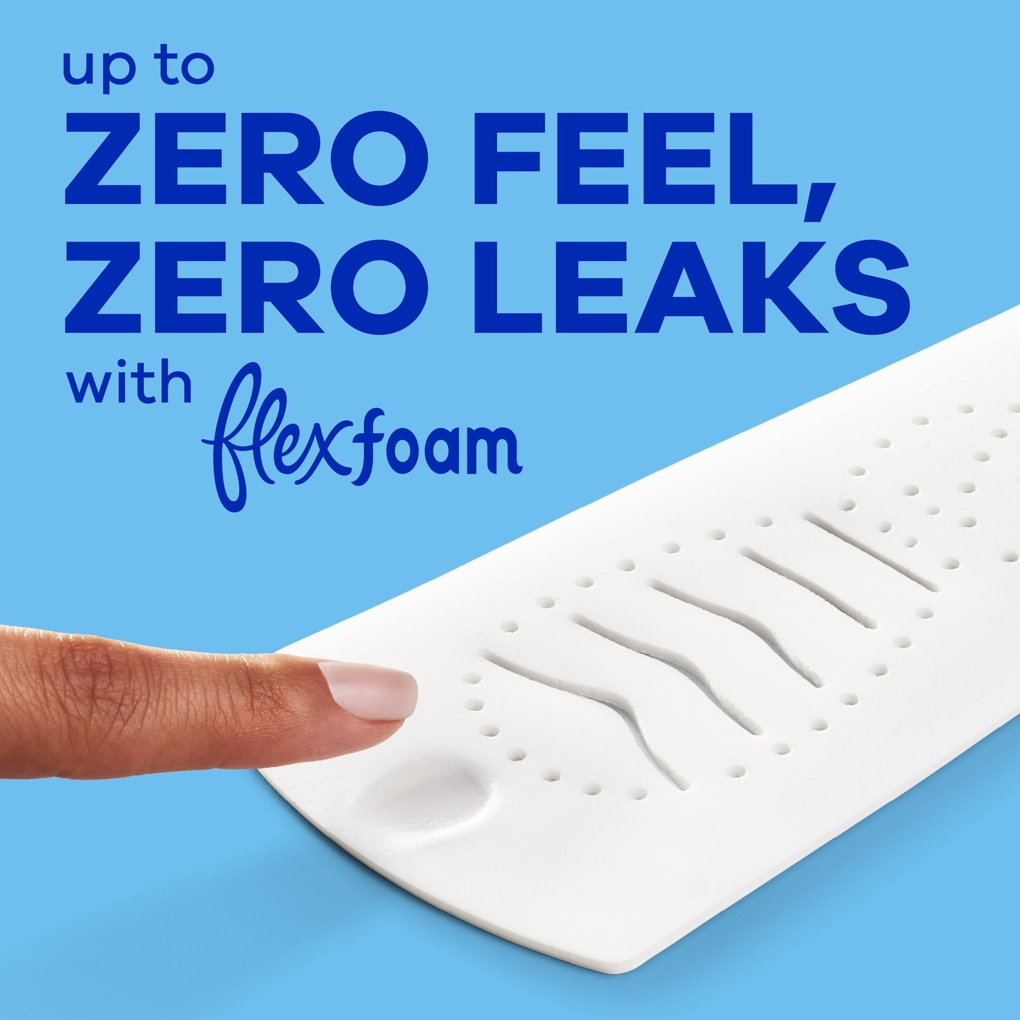 Always Infinity FlexFoam Pads, Size 2, Heavy, Wings, Unscented, 60 CT (PACK OF 3 )