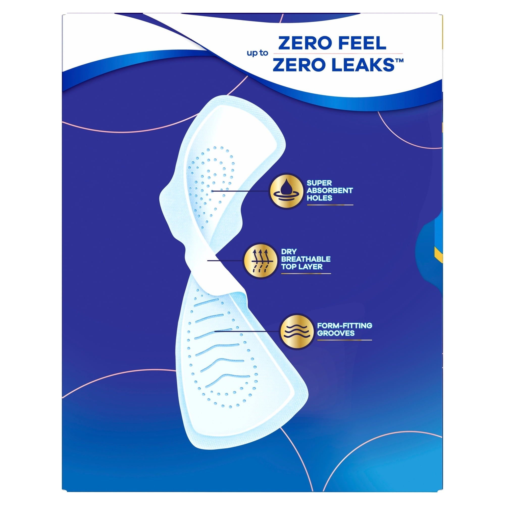 Always Infinity FlexFoam Pads, Size 5, Extra Heavy Overnight, Wings, Unscented, 40 Count (PACK OF 3 )