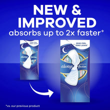Always Infinity FlexFoam extra heavy overnight pad boxes with absorption comparison