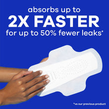 Always Infinity FlexFoam extra heavy overnight pad held in hand