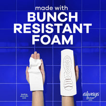 Always Infinity FlexFoam pads with wings, bunch-resistant foam core