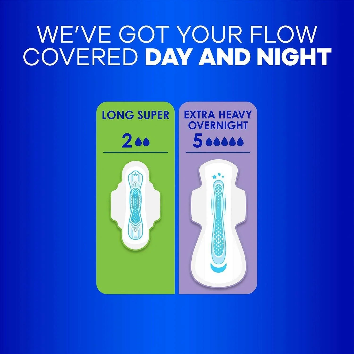 Always Maxi Long Pads, Unscented, Size 2, 90 ct. - USA MEGA SHOP