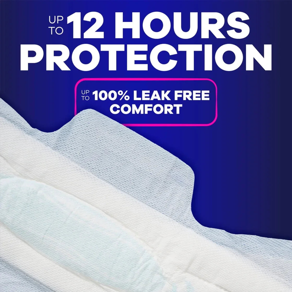 Always Maxi Overnight Pads with Wings for Women, Size 5, Extra Heavy Overnight Absorbency, Unscented, 52 Count