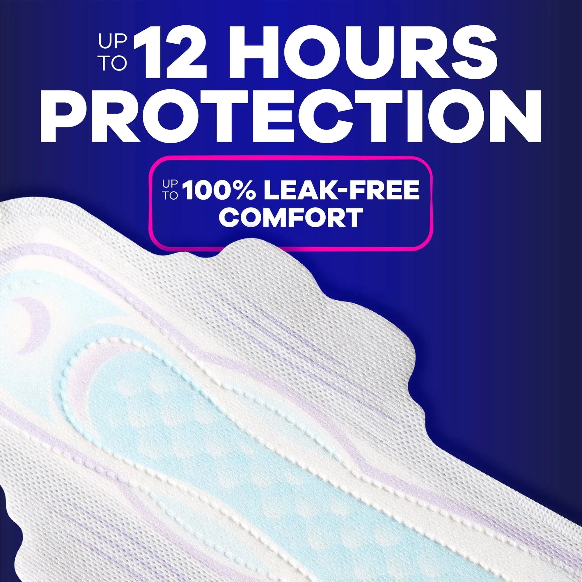 Always Ultra Thin Pads for Women, Extra Heavy Overnight Pad with Wings, Size 5, 46 Count