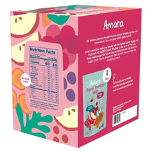 Yogurt smoothie melts snack box side, nutrition facts and 4-pack bag shown