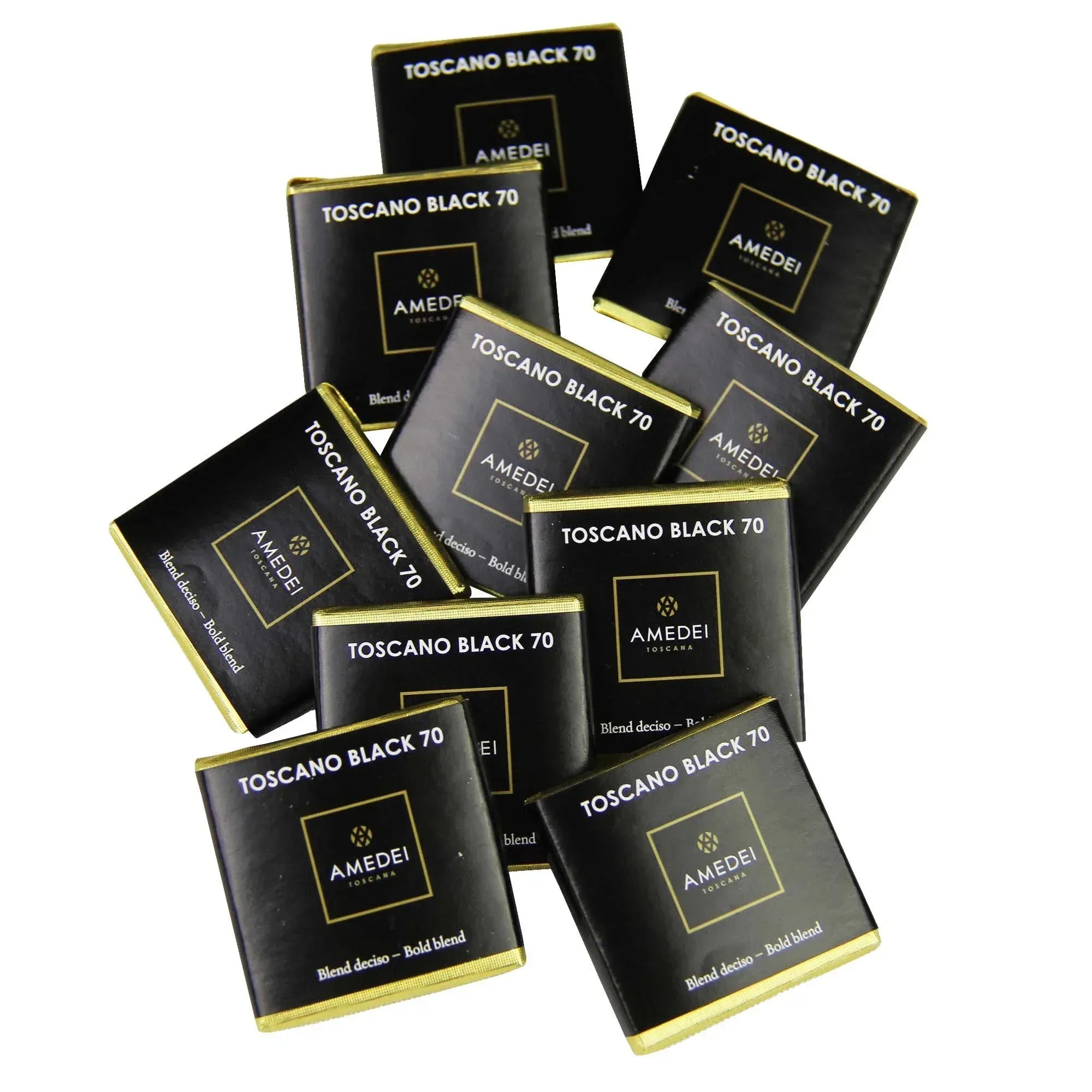 Amedei 70% Dark Chocolate, After Dinner/Hotel Lobby Chocolates, 4.5 g, 204 count
