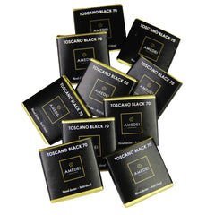Amedei 70% Dark Chocolate, After Dinner/Hotel Lobby Chocolates, 4.5 g, 204 count - USA MEGA SHOP