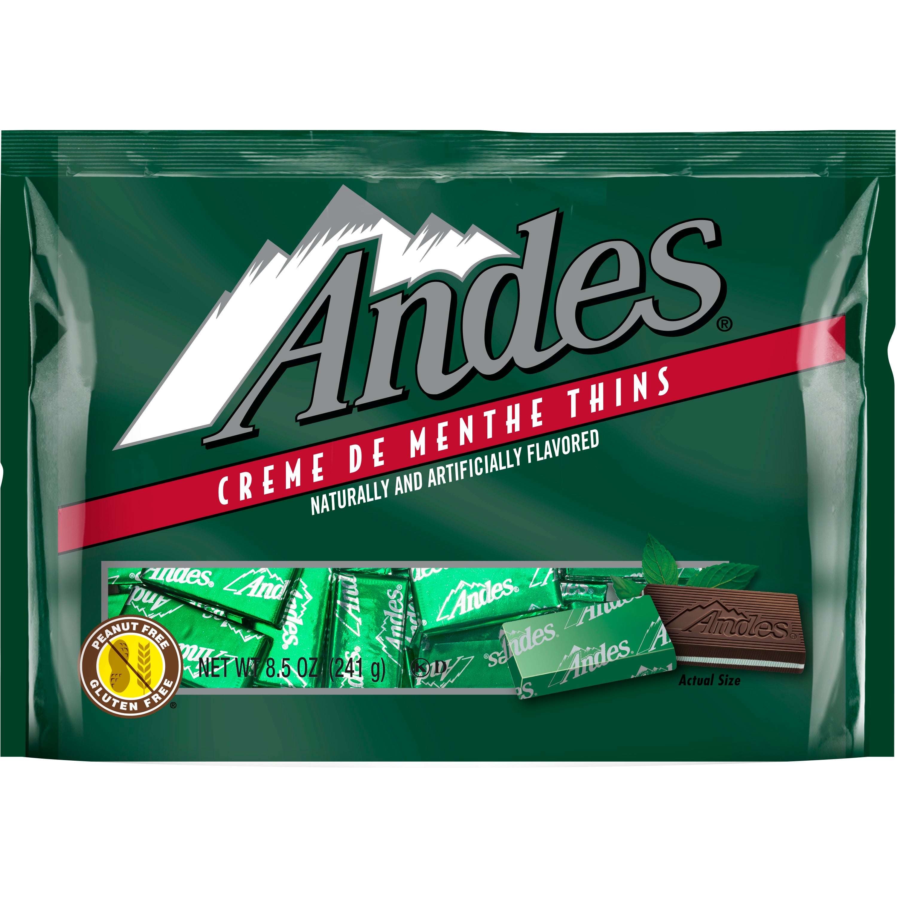 Andes, Crème de Menthe, Mint Chocolate Candy, 8.5 oz