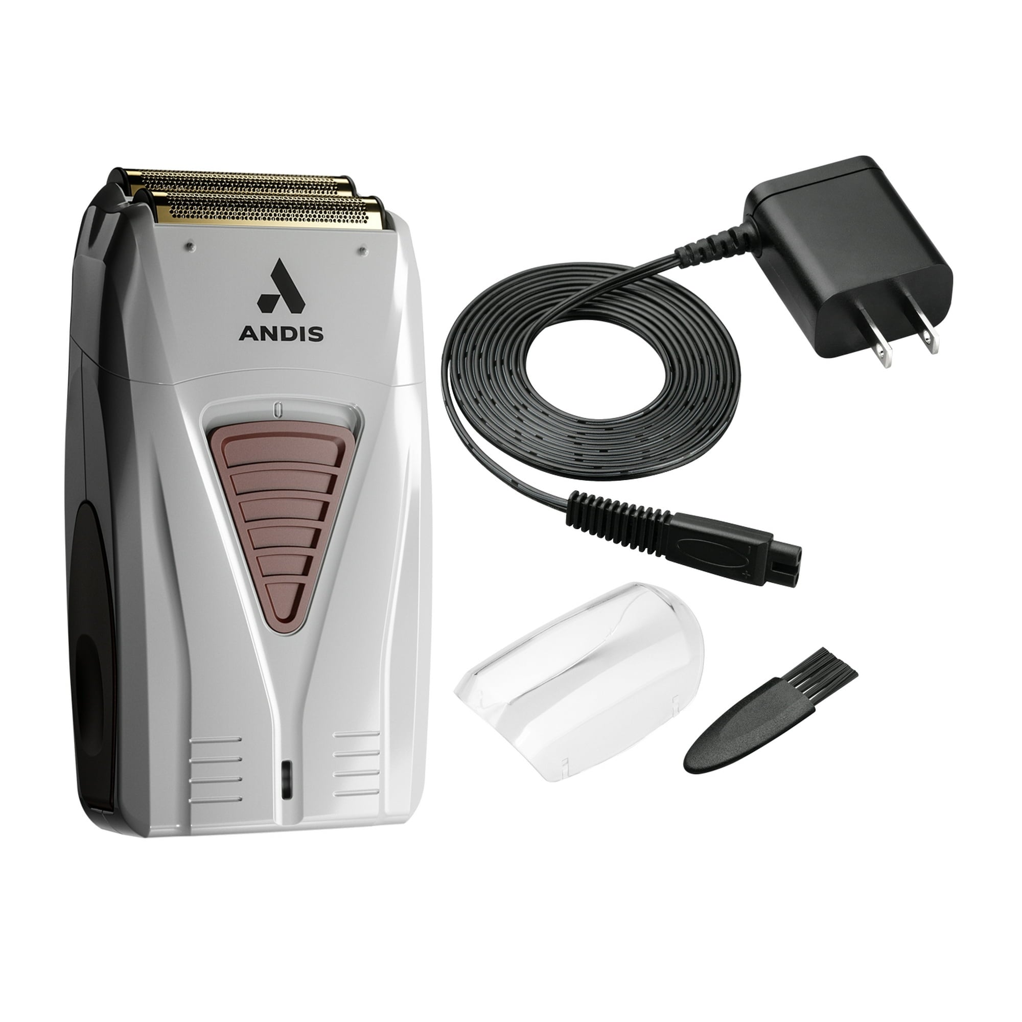 Andis 17235 Pro Foil Lithium Titanium Foil Shaver, Cord/Cordless, Smooth Shaving Cordless Shaver with USB Charger