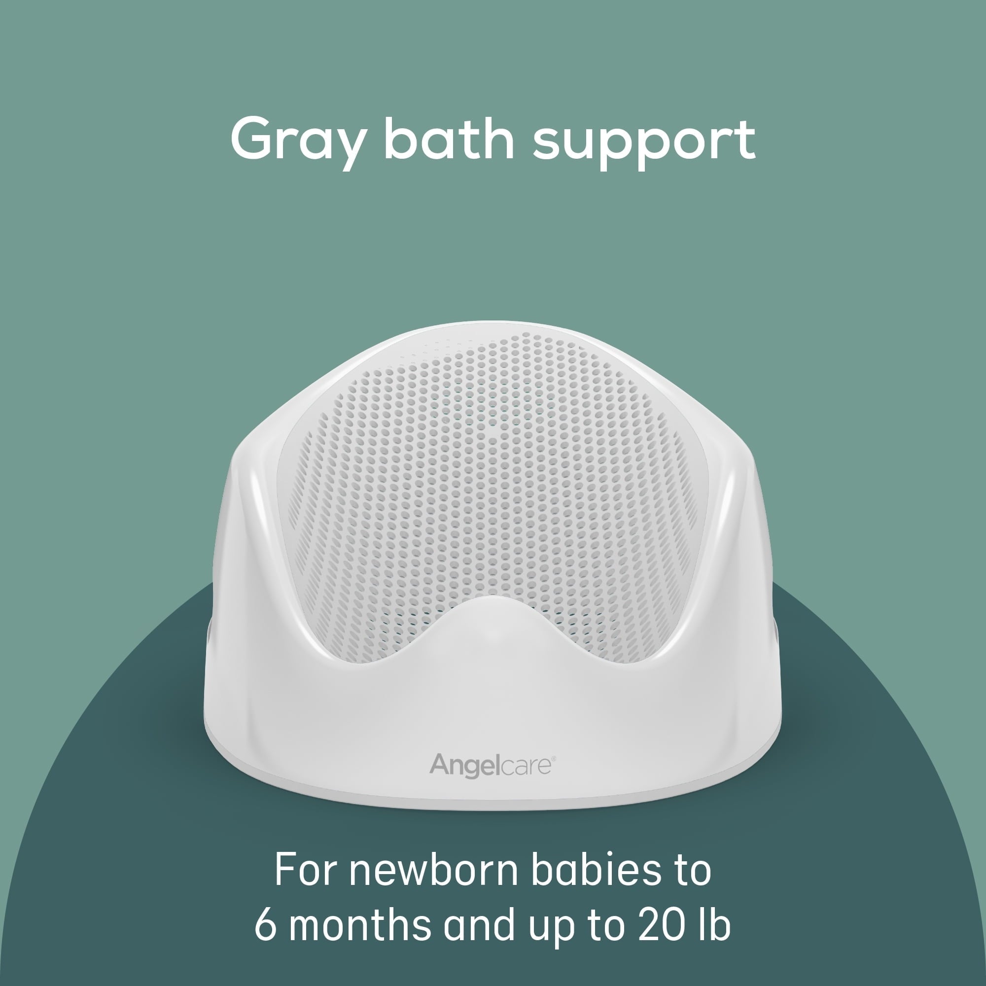 Angelcare Baby Bath Support, Ideal for Babies Less than 6 Months Old, Unisex, 1 Count