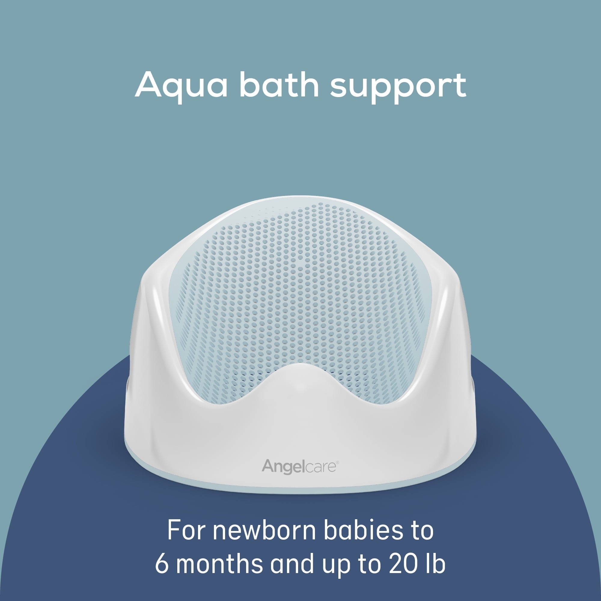 Angelcare Baby Bathtub Support Seat , Ideal for Babies Less than 6 Months Old, 23 in Length