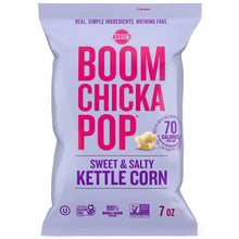 Kettle corn snack bag, Sweet & Salty, 7 oz, BOOM CHICKA POP branding