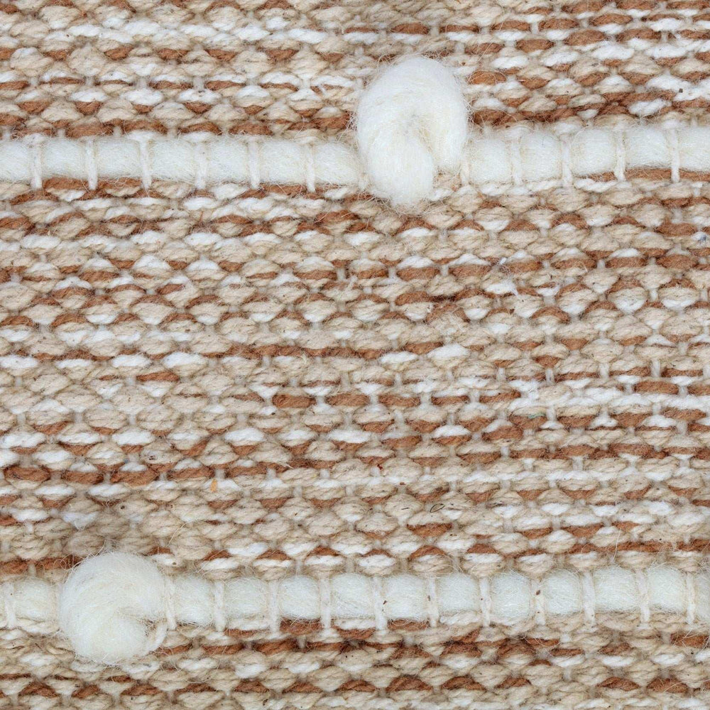 Anji Mountain Handloom Pouf, Woven with Wool - USA MEGA SHOP
