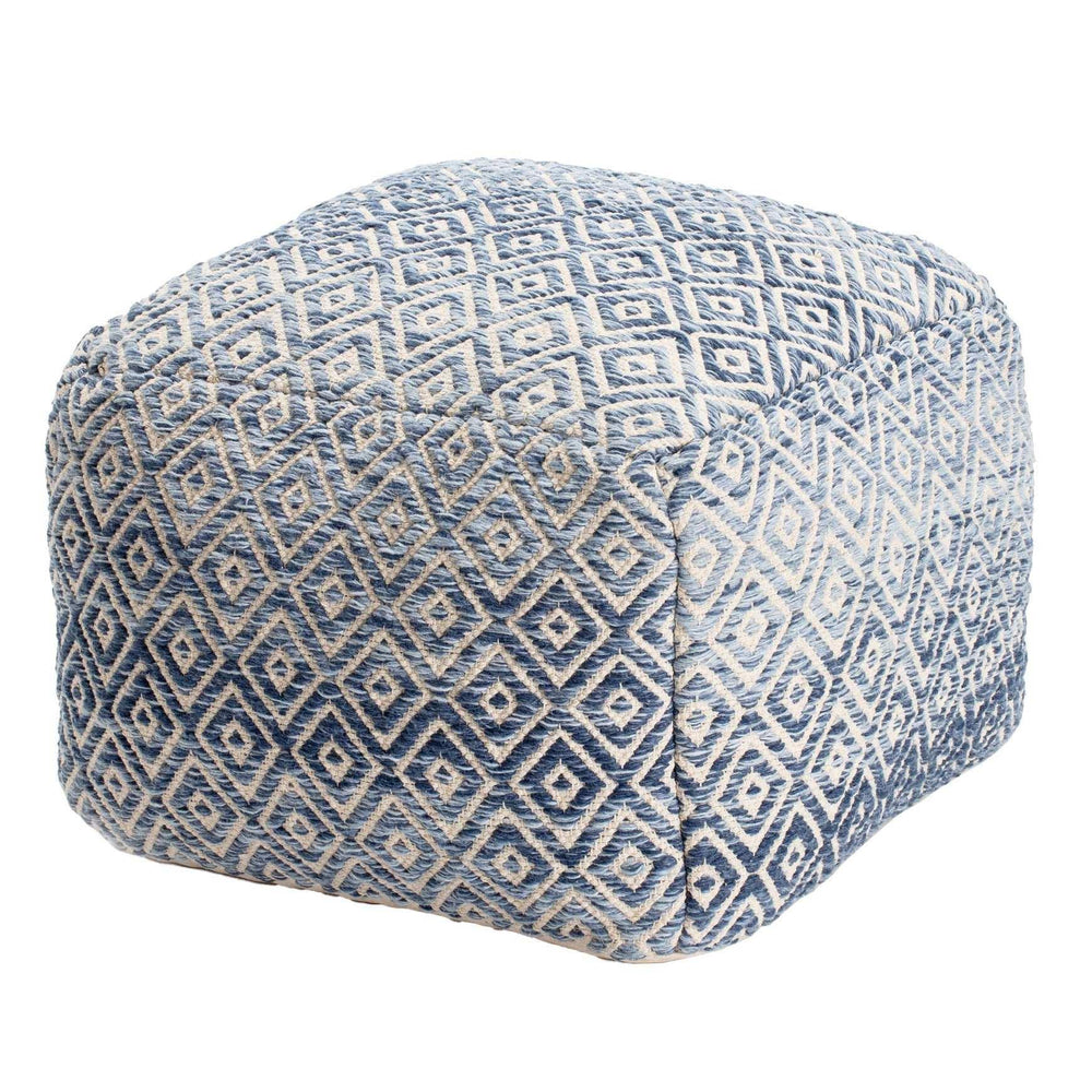Anji Mountain Woven Diamond Pouf - USA MEGA SHOP