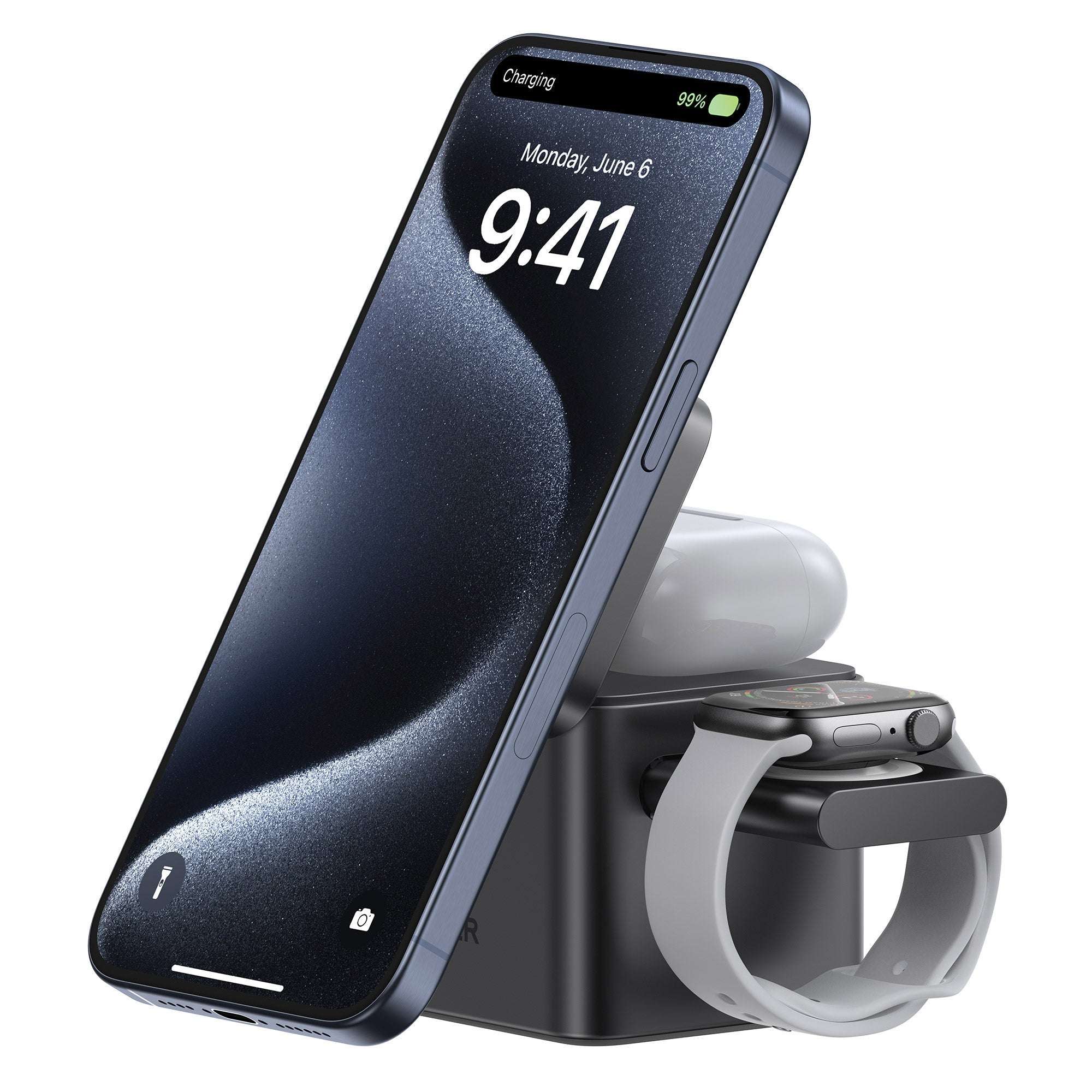 Anker MagGo Magnetic 3-in-1 Wireless Charging Stand