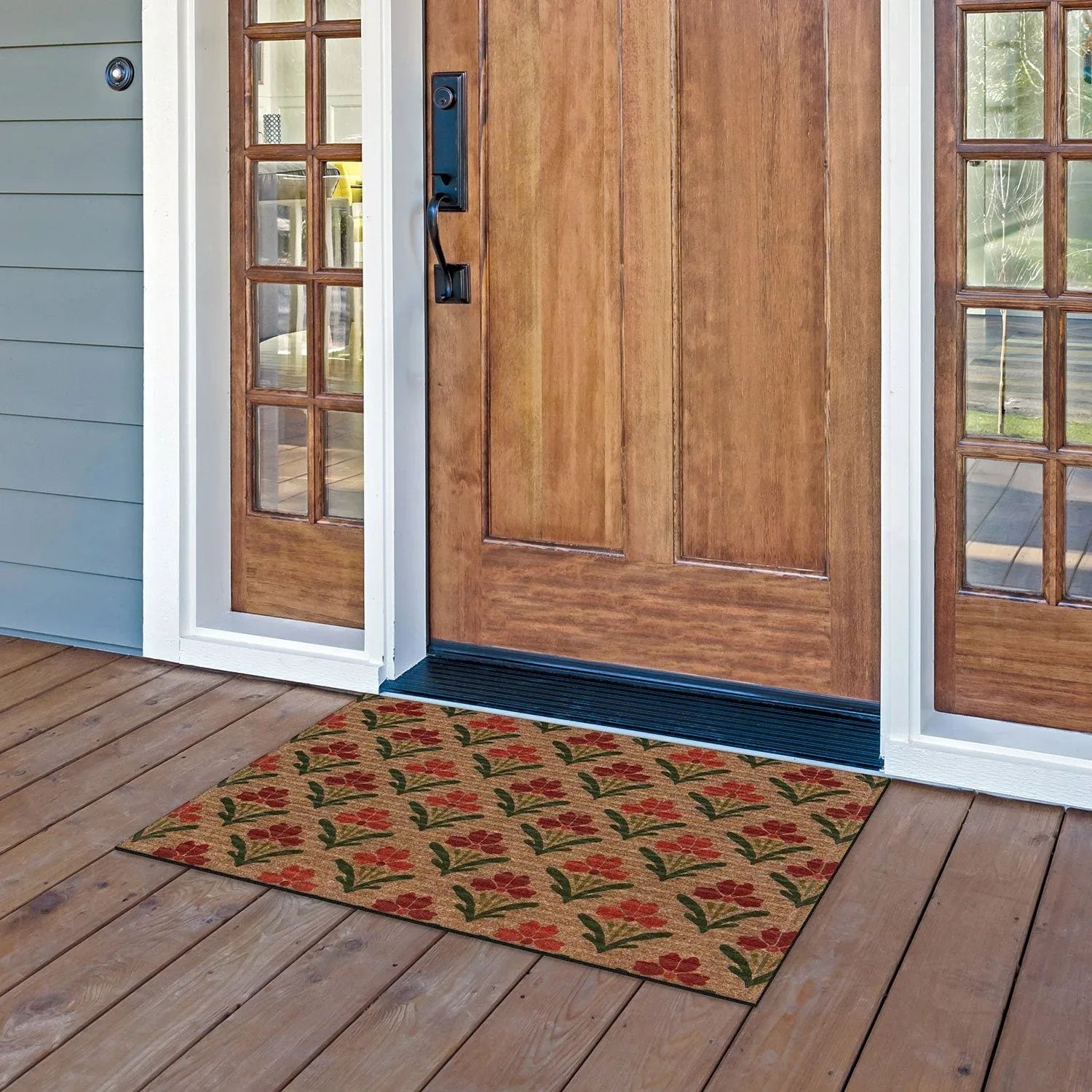 Apache Mills Naturelles Faux Coir Indoor/Outdoor Doormat, 2' x 3' - USA MEGA SHOP