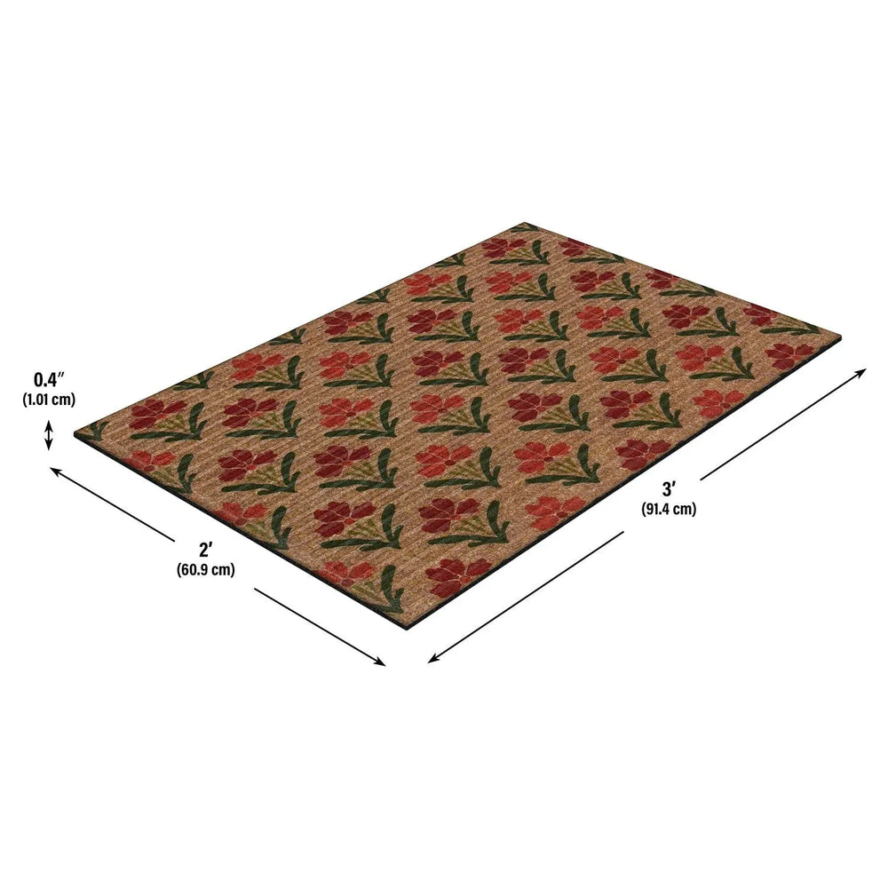 Apache Mills Naturelles Faux Coir Indoor/Outdoor Doormat, 2' x 3' - USA MEGA SHOP