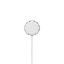 Apple MagSafe wireless charger puck with attached charging cable, white