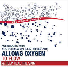 Protective barrier formula diagram with 41% petrolatum and oxygen flow