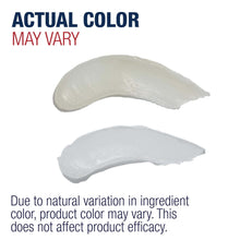 Light gray ointment swatches, actual color may vary