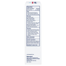 Aquaphor Baby diaper rash cream box back with drug facts and directions panel