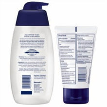 Aquaphor Baby wash bottle and ointment tube, shown side by side