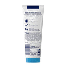 Aquaphor Baby Sensitive Lotion back label tube with directions and ingredients
