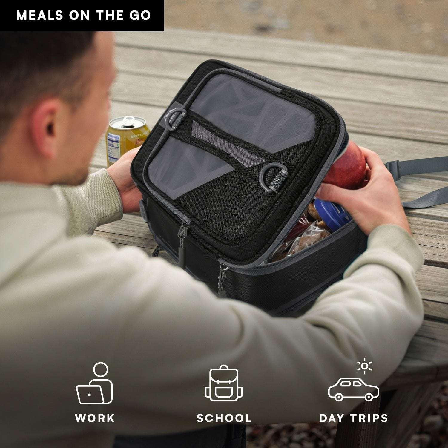 Arctic Zone Pro Expandable Lunch Bag, Choose Color - USA MEGA SHOP