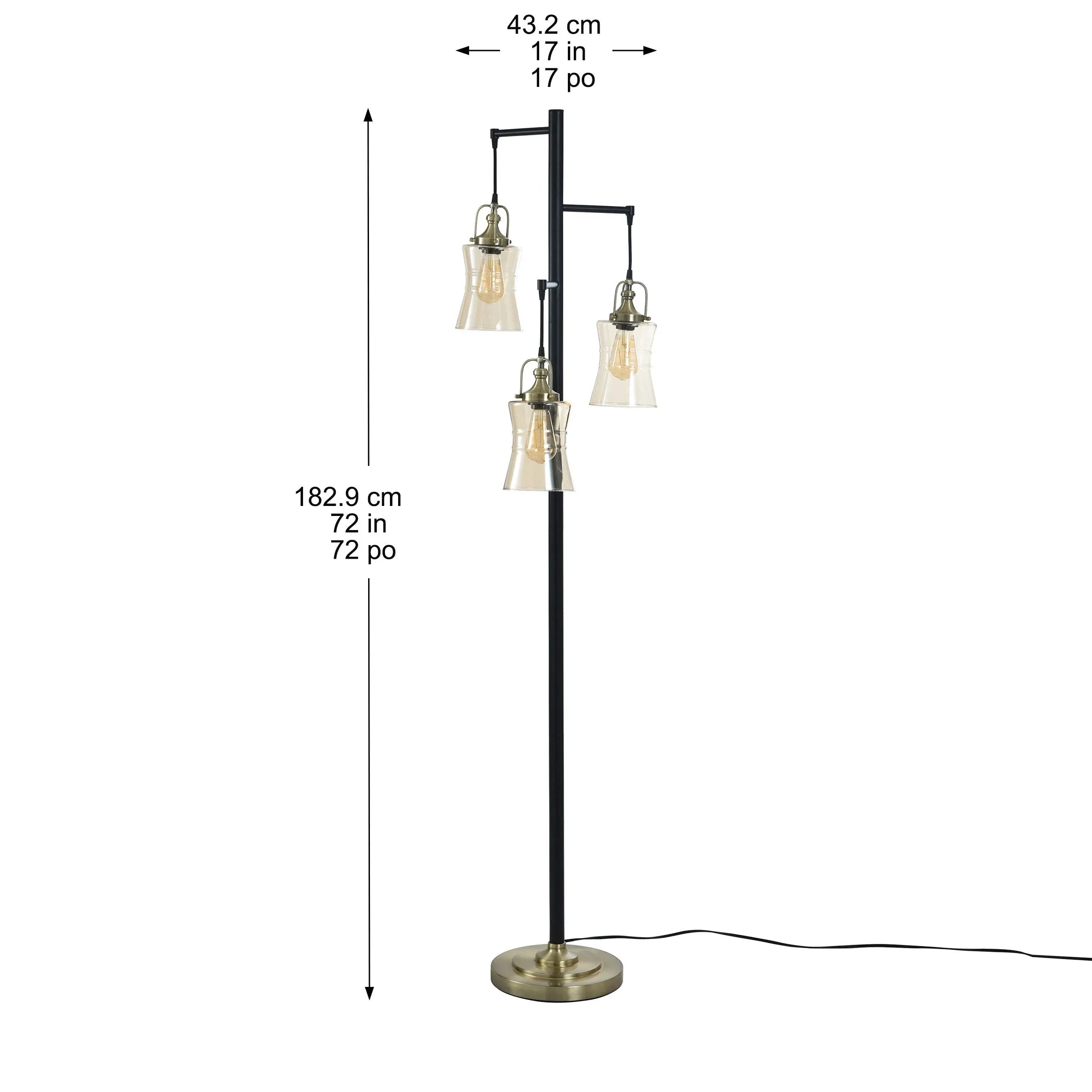 Arden 3-light Floor Lamp - USA MEGA SHOP