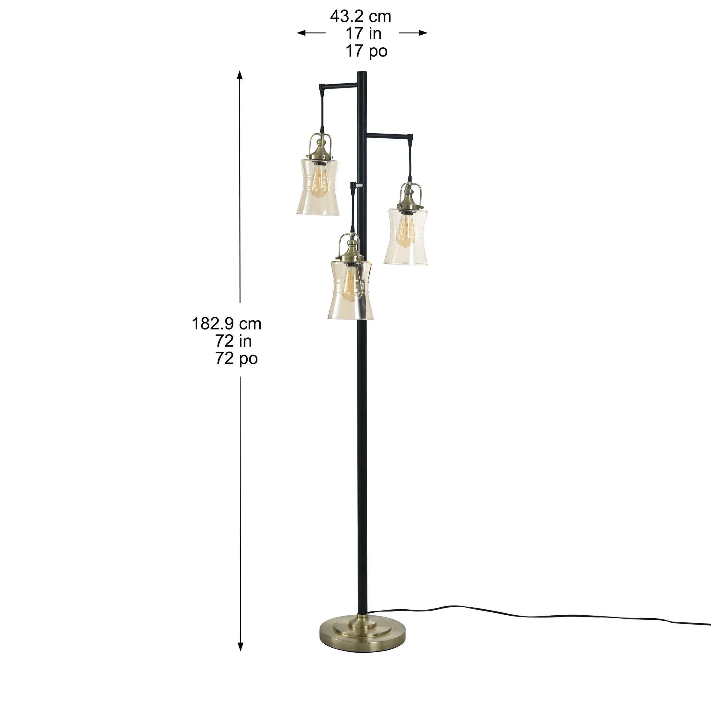 Arden 3-light Floor Lamp