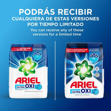 Two laundry detergent bags shown side by side with Ultra Oxi packaging