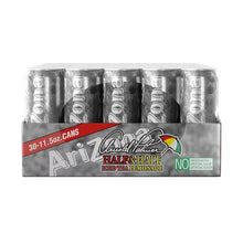 Half-and-half iced tea lemonade can multipack showing can backs and logo